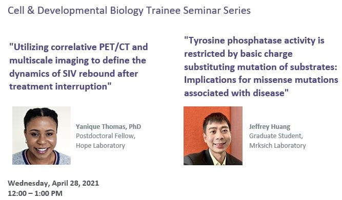 Jeffrey Huang Presents at the Cell & Developmental Biology Trainee Seminar Series